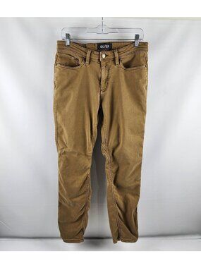 DU/ER Jeans Mens 31x29 Tan N2X Slim Fit Denim